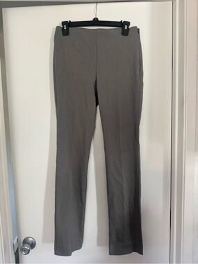 White House Black Market Women's Gray Straight-Leg Pants